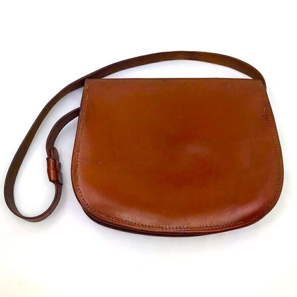 Benitez San Carlos Handmade Brown Leather Satchel Shoulder Bag - Picture 6 of 13